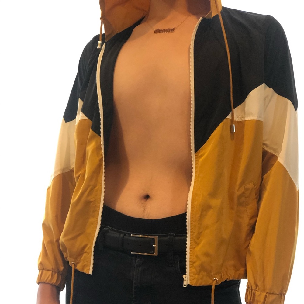 Multicolor windbreaker